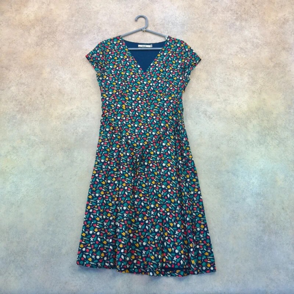 Forever 21 Blue Floral Midi Dress